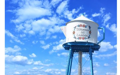 The Iconic Swedish Coffee Pot Water Tower in Lindström, MN